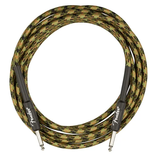 Miniatura 16 de Fender Cable de instrumento original de 18.6 pies, recto, negro, 1 paquete