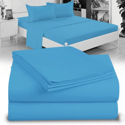 Miniatura 15 de Juego de Sábanas Twin - Sábanas de Cama Twin de Microfibra Ultra-Suave 1800 - Doble Cepillado - Bolsillos Profundos - Ajuste Fácil - Sin Arrugas