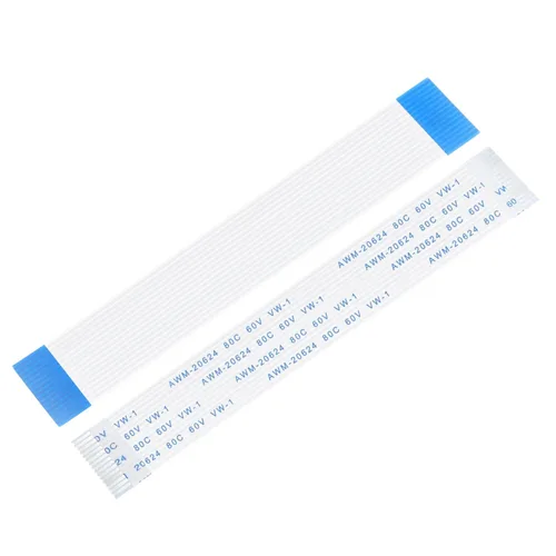 Miniatura 40 de uxcell Cable plano flexible, 10 pines de 0.020 in de paso de 5.906 in FPC FFC cable de cinta flexible para TV LCD, reproductor de DVD, laptop, 5