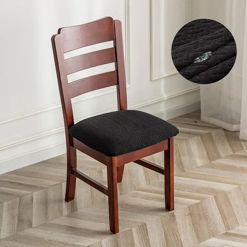 Miniatura 7 de Genina - Fundas impermeables de asiento para sillas de comedor y cocina, fundas de asiento de silla de comedor, fundas de asiento de cocina, fundas
