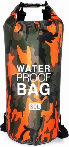 Miniatura 6 de Bolsa seca impermeable de 2L/5L/10L/15L/20L/30L, saco enrollable que mantiene el equipo seco para kayak, rafting, navegación, natación, campamento