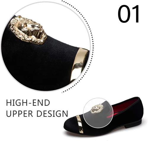 Miniatura 2 de JITAI Penny Mocasines de piel con forro para hombre