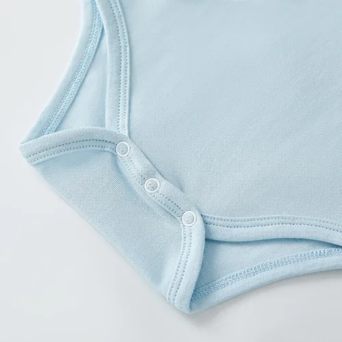 Miniatura 145 de pureborn Mameluco de algodón súper suave para bebés niños y niñas de 0 a 24 meses