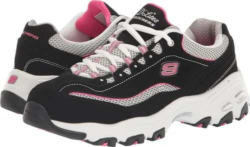 Miniatura 11 de Skechers D'Lites-Life Saver - Tenis de espuma viscoelástica con cordones para mujer