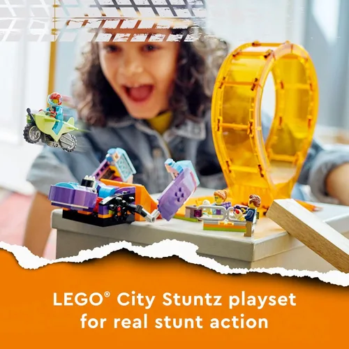 Miniatura 2 de LEGO City Stuntz Smashing Chimpancé Stunt Loop 60338 - Juego de juguetes de construcción para niños, niñas y niños a partir de 7 años (226 piezas)