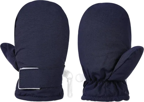 Miniatura 2 de Urban Virgin Guantes de invierno para bebés y niños pequeños, con forro polar, cálidos, impermeables, guantes de nieve para niños y niñas