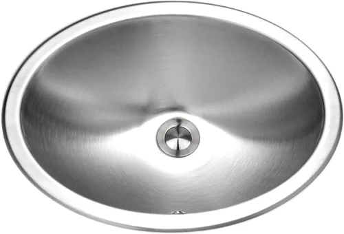Miniatura 7 de OPUS Lavatory tazón ovalado, 6 en Deep 18 Ga, anidadas Bulk Pack