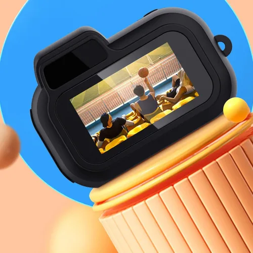 Miniatura 3 de Mini cámara digital 1080P 2MP pantalla a color 100 minutos duración de la batería pequeña cámara de video portátil Vlogging cámara para adolescentes