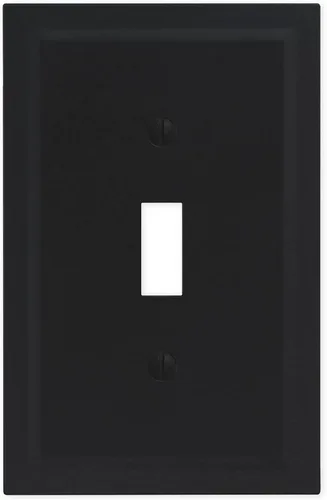 Miniatura 33 de Questech Cubiertas de tomacorrientes, placas de pared dúplex individuales, placas de interruptor de 1 banda, tamaño estándar, cubiertas de toma