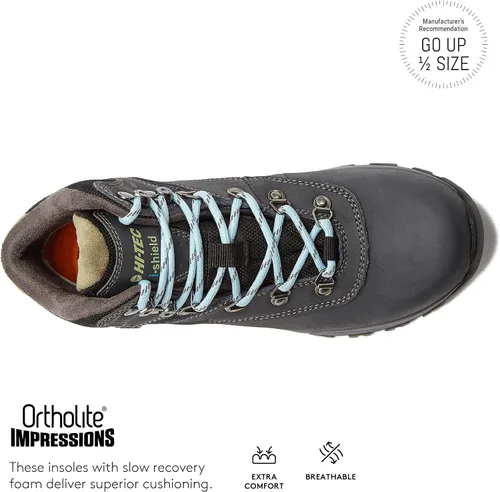 Miniatura 4 de HI-TEC Altitude VI I WP - Botas de senderismo impermeables de cuero para mujer zapatos de sendero y mochilero