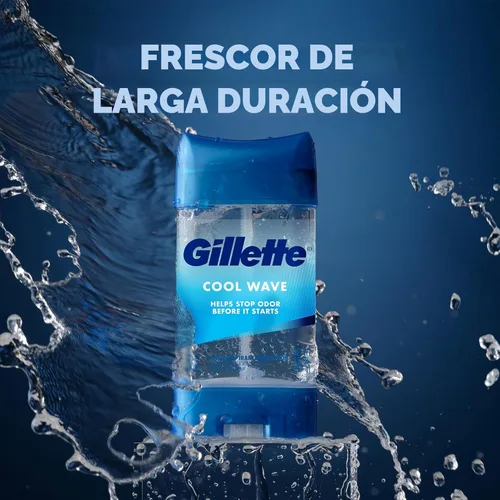 Miniatura 5 de Gillette Antitranspirante y desodorante para hombres, resistencia clínica 72 horas, protección contra el sudor y el olor, frescura de larga