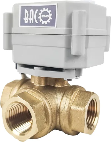 Miniatura 9 de BACOENG Válvula de bola motorizada de 2 vías, Válvula de bola eléctrica de 1 pulgada DN25, Válvula de agua eléctrica de acero inoxidable de 110VAC
