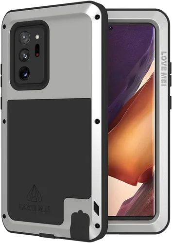 Miniatura 8 de LOVE MEI Funda para teléfono Galaxy Note 20 Ultra 0.18 oz, [sin protector de pantalla de vidrio] Carcasa rígida de cuerpo completo, resistente, a