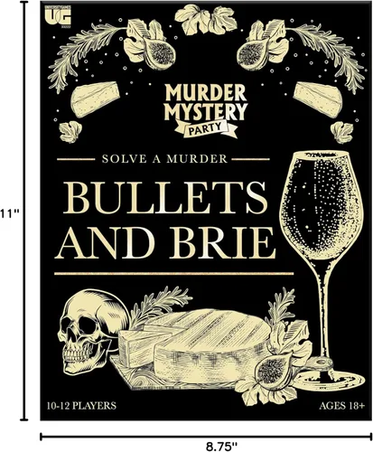 Miniatura 10 de Fiesta de Misterio de Asesinato, Balas y Brie, para Edades 18+
