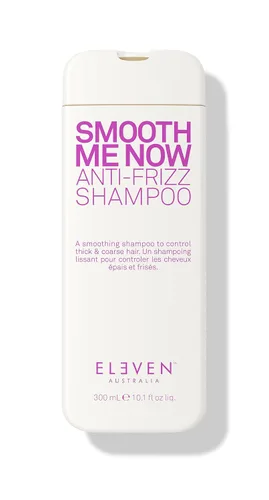 ELEVEN AUSTRALIA El champú Smooth Me Now Anti-Frizz fortalece el cabello mientras ayuda a retener la humedad