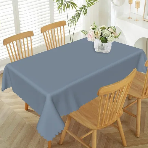 Miniatura 14 de 52x70inches Apple Green Tablecloth Heavy Duty Washable Polyester Fabric Table Cloth Rectangular Solid Color Table Cover for Kitchen Dining Room