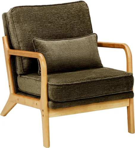 Miniatura 3 de Silla decorativa Mid-Century color beige