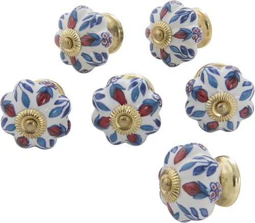 Miniatura 12 de Dritz Home - Manija para puerta de hierro fundido de diseño de aves, Dorado, 47064A