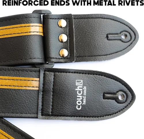 Miniatura 3 de Correa para guitarra Couch RACER X Hecha en EE.UU. Correas para guitarra