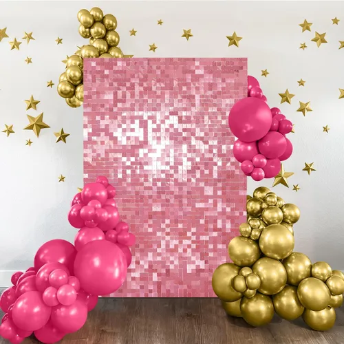 Miniatura 13 de Fondo negro brillante para pared, 3 x 4 pies, fondo de fotos de graduación con purpurina para fiestas, aniversarios, discotecas, cumpleaños