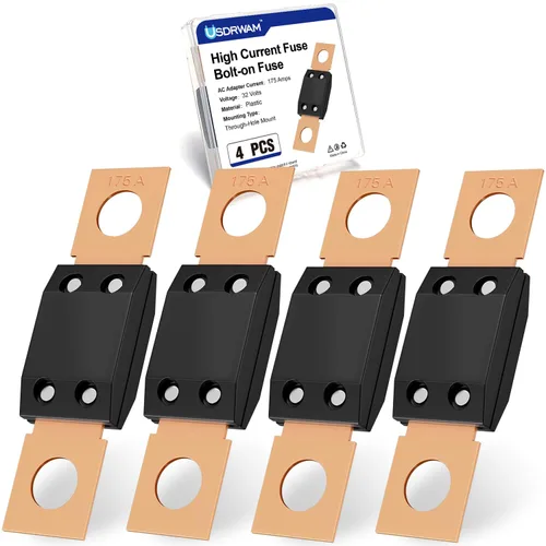 Miniatura 8 de Fusible MEGA AMG de 200 amperios, 4 fusibles ANM automotrices de alta corriente para automóviles, camiones, autobuses, barcos y equipos industriales
