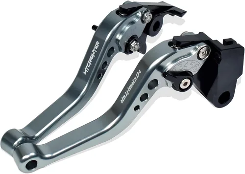 Miniatura 15 de Compatible with Yamaha Fazer FZ-1 FZ-8 FZ-6 FZ-6R FZS600 Short Brake Lever Clutch Lever, CNC Aluminum Alloy Made (Black)
