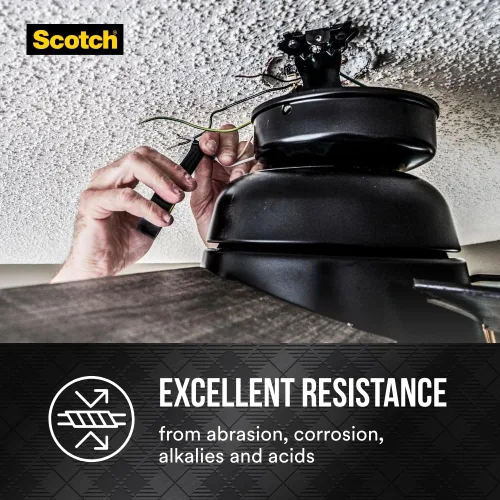 Miniatura 13 de Scotch 3M 700 Cinta eléctrica, 3/4 pulgadas x 66 pies x 7 mil, cinta aislante de vinilo para una excelente protección mecánica, para aislamiento
