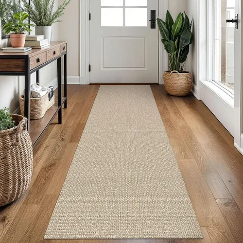 Miniatura 78 de EARTHALL Alfombra pequeña de 2 x 3 pies, lavable para entrada, antideslizante, trenzada, alfombra para puerta interior y exterior, alfombra tejida