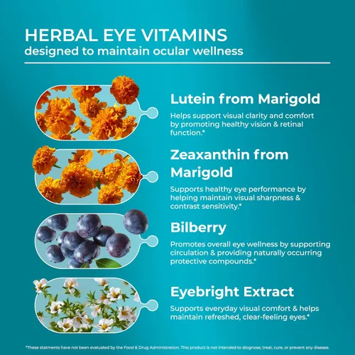 Miniatura 4 de PUREHEALTH RESEARCH Complete Vision Formula - Suplemento de vitaminas y minerales para los ojos, suplementos de luteína y zeaxantina para hombres