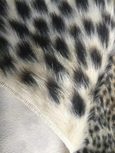 Miniatura 5 de Alfombra de piel sintética con estampado de leopardo, alfombra de piel de vaca para oficina, sala de estar, dormitorio, antideslizante, decoración