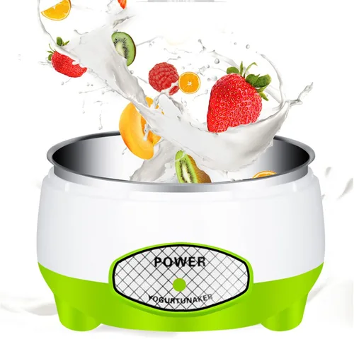 Miniatura 8 de Máquina para hacer yogur, máquina para hacer yogur griego, fabricante de yogur con olla interior de acero inoxidable, máquina automática de yogur