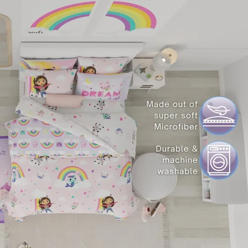 Miniatura 74 de Franco - Juego de edredón y sábanas supersuaves con funda, para niños, 7 piezas, tamaño matrimonial, Five Nights At Freddy's Cinco noches en Freddy's