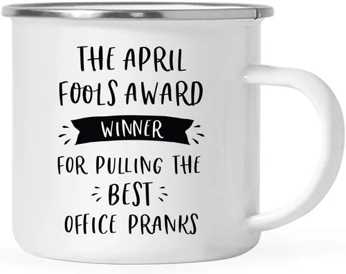 Miniatura 16 de Andaz Press Taza de café de acero inoxidable de 11 onzas con diseño de fogata, regalo divertido para compañero de trabajo, ganador del premio