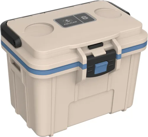 Miniatura 8 de Pelican Enfriador personal y caja seca 8QT Salvia/Gris