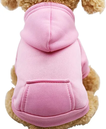 Miniatura 21 de Jecikelon Sudadera con capucha para perro de invierno con bolsillos, ropa cálida para perros pequeños, abrigo de chihuahua, ropa de cachorro y gato