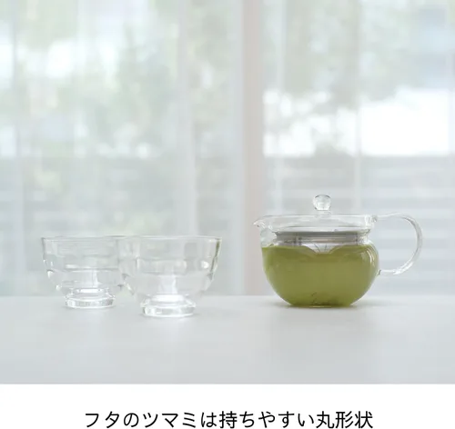 Miniatura 7 de Tetera japonesa Hario ChaCha Kyusu "Maru", 300ml