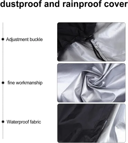 Miniatura 5 de DOITOOL Cubierta redonda para bañera de hidromasaje, impermeable, cubierta de spa para exteriores, protector redondo de 75 pulgadas para piscinas