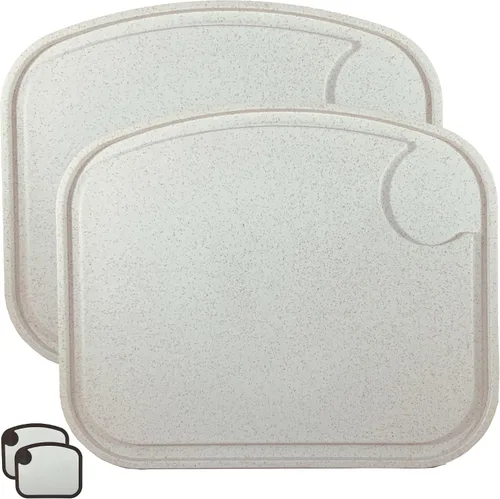 Two Peas Juego de 2 platos para niños o platos para niños pequeños y tabla de cortar | irrompible | paja de trigo | Juegos de vajilla como platos