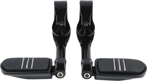 Miniatura 9 de XFMT Tabla de piso para pasajero + protectores de motor de carretera de 1-1/4" (32mm) con reposapiés para carretera para modelos de Harley Estribos