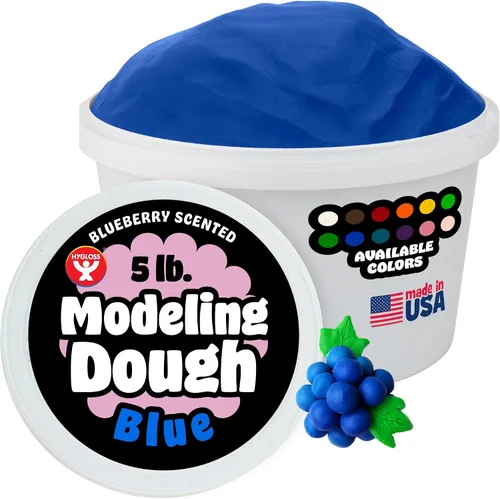 Miniatura 38 de Hygloss Play - Masa de modelado para niños, masa sensorial segura y no tóxica para artes y manualidades, bañera de 3 libras, arcilla de juego