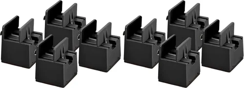 Miniatura 11 de uxcell Elevadores de cama de 2 pulgadas con abrazadera de tornillo ajustable, 4 elevadores de muebles para cama, escritorio, sofá, mesa, apto
