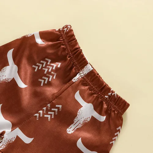 Miniatura 36 de Conjunto de pijama de manga larga con botones para niña pequeña, conjunto de ropa de dormir