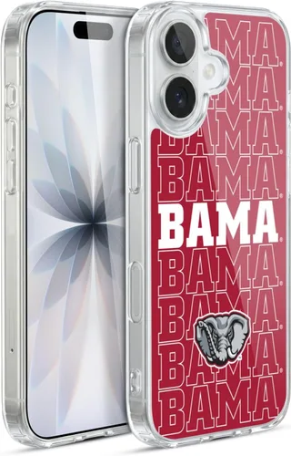 Miniatura 357 de Head Case Designs Funda de gel suave con licencia oficial de la Universidad de Alabama UA Collage compatible con Apple iPhone 13 Pro Max