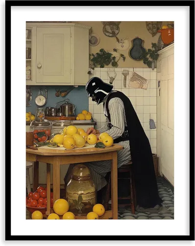 Miniatura 22 de Impresiones de Arte para Cocina de Star Wars - Impresión Giclée de Arte Fino Premium - Póster de Impresión Estético de Darth Vader Boba Fett Yoda