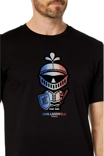 Miniatura 3 de Karl Lagerfeld Paris Armor Karl - Camiseta de manga corta con cuello redondo