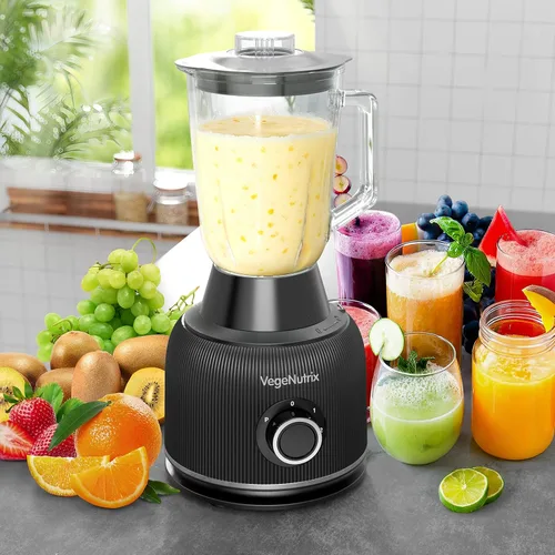 Miniatura 9 de Combo de procesador de alimentos y licuadora, picadora de alimentos de 88 onzas para carne, verduras y masa, licuadora de tarro de vidrio de 70