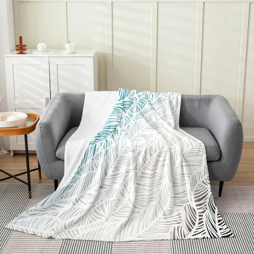 Miniatura 24 de Lake House Flannel Blanket,Hand Drawn Lake Mountain Scenery Fleece Blankets for Kids Girls Boys Adult Room Decor,Rustic Farmhouse Blankets Lake