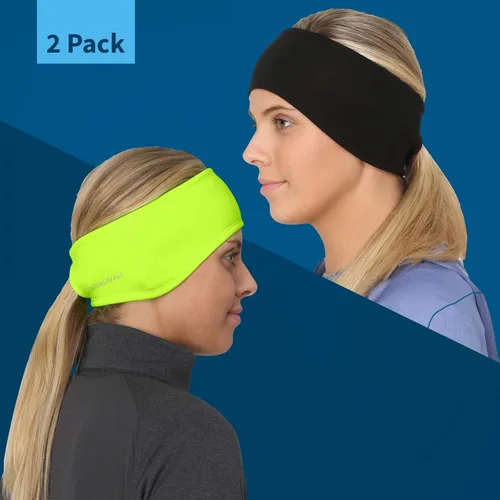 Miniatura 55 de TrailHeads - Diadema para mujer, diseño de cola de caballo, con banda para la oreja que absorbe la humedad, ideal para correr