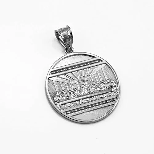 Miniatura 2 de LA BLINGZ Colgante de plata de ley para la última cena, M, Plata