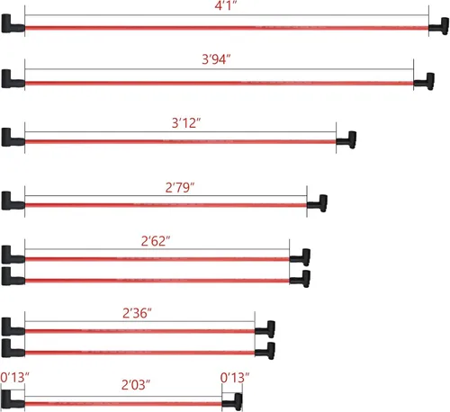 Miniatura 4 de MAS Racing HEI Distribuidor y cables de bujía y mazo de cables de coleta gratis, kit combinado de tapa roja de repuesto para Chevy 283 302 307 327